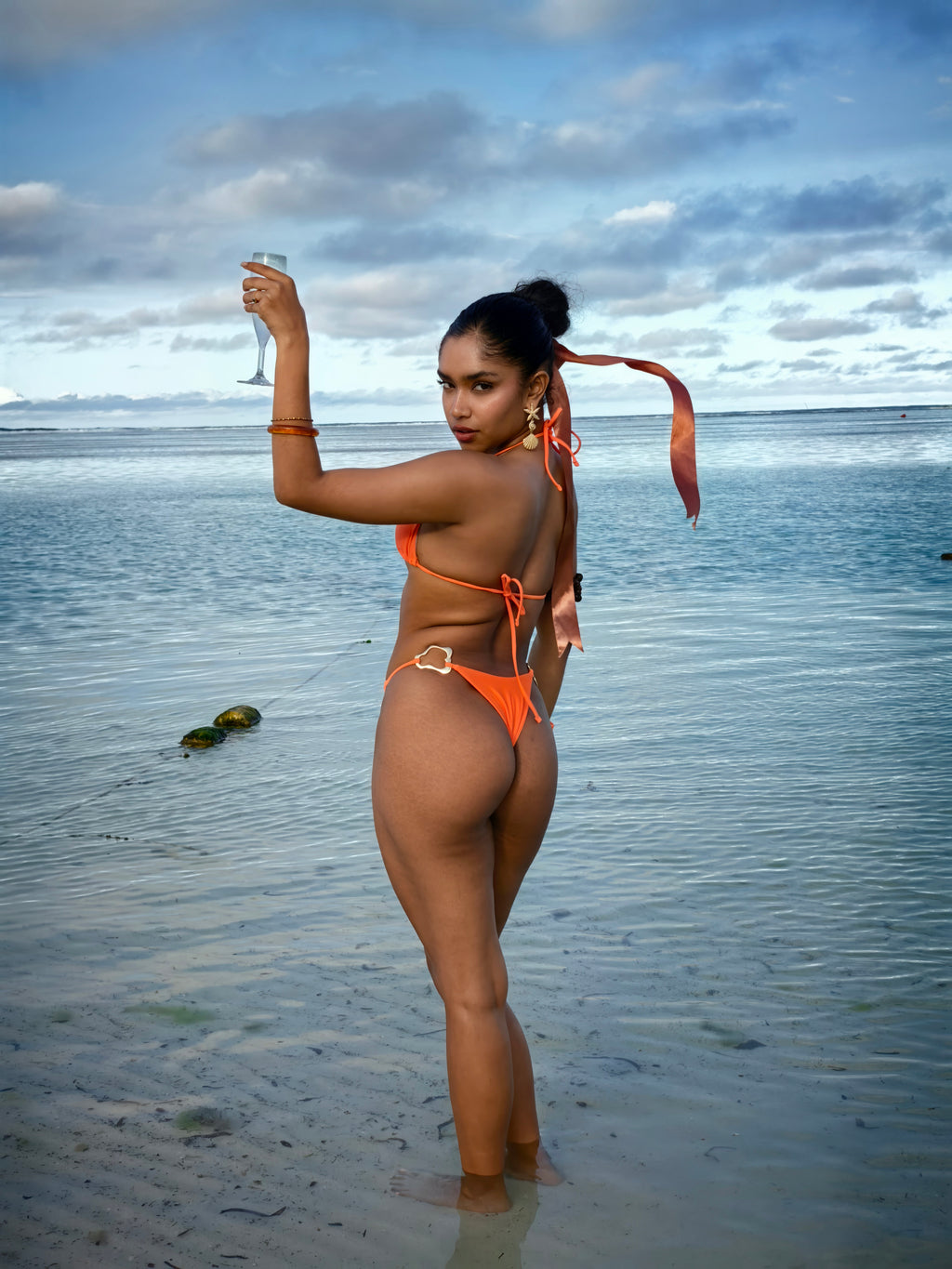 Soélia Coral Flame Set